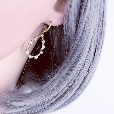 Aretes de Perla Artesanales Lujo Ligero Serie Océano - Clip Europeo Americano - Image 26