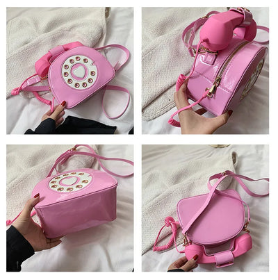 Bolso Bandolera Retro Teléfono para Mujer - Cuero PU Casual y Versátil - Image 10