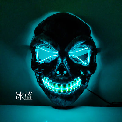 Máscara Calavera LED Luminosa de Terror para Halloween - Image 4