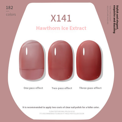 Esmalte UV Nude Transparente Cherry Red White - Image 12