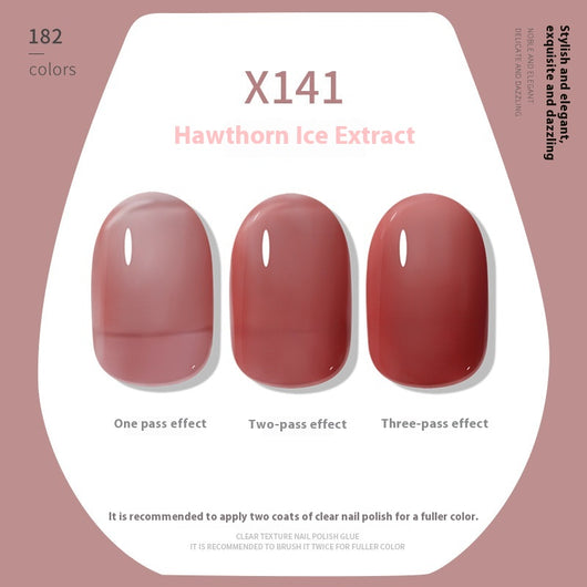 Esmalte UV Nude Transparente Cherry Red White - Image 12