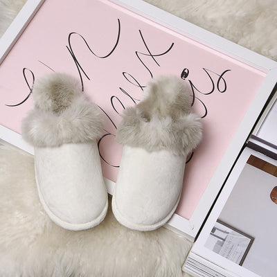 Pantuflas de Pareja en Lana con Suela Antideslizante - Image 2
