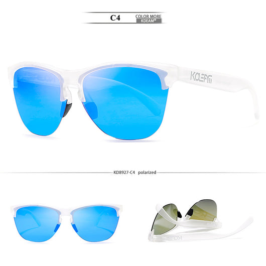 Gafas de Sol Polarizadas Media Montura TR90 para Hombre Estilo Europeo - Image 9