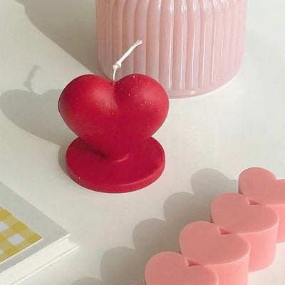 Molde de Silicona en Forma de Corazón para Velas Aromáticas - Regalo Perfecto para San Valentín - Image 3