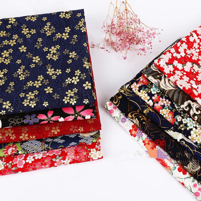 Kimono de Algodón Hecho a Mano Estilo Chino con Estampado de Flor de Cerezo