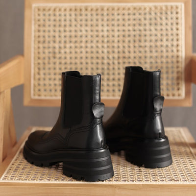 Botas Martin Retro Mujer con Tacón Grueso y Suela Reforzada - Image 4