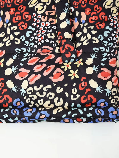 Chaqueta de Algodón Suelta con Cuello de Pie y Cierre - Image 10
