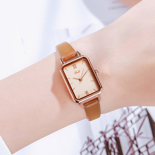 Reloj Cuarzo Vintage Cuadrado GEDI - Image 8