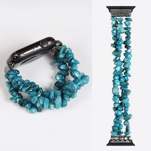 Pulsera Reloj Bohemia Artesanal con Cuentas Tejidas - Image 12
