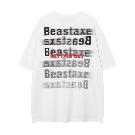 Camiseta de Algodón con Estampado de Letras para Hombre - Image 5