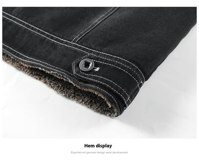Sudadera de Mezclilla Forrada en Polar - Abrigo Grueso y Cálido para Hombre - Image 18