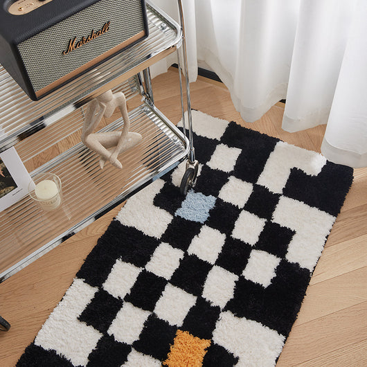 Tapete Decorativo Ajedrez para Dormitorio y Entrada - Image 5