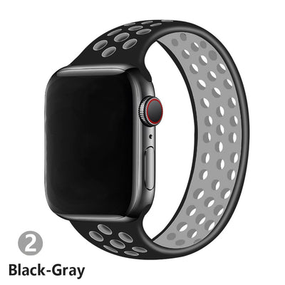 Correa Versátil de Silicona Bicolor para Reloj Inteligente - Image 5