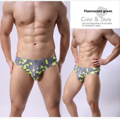 Calzoncillos Triangulares Estampado Camuflaje en Nylon para Hombre - Image 12