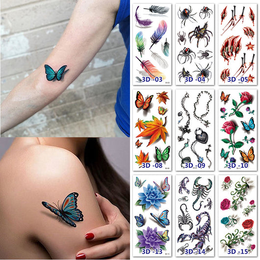 Tatuaje Temporal Resistente al Agua