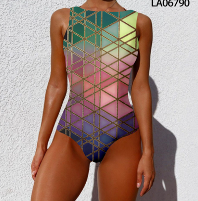 Traje de Baño Enterizo Moldeador en Acetato y Poliéster para Mujer - Image 11
