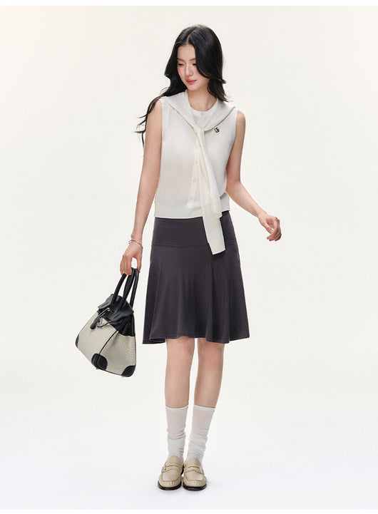 Chaleco Tejido Ice Silk sin Mangas - Blusa Suelta y Fresca - Image 27