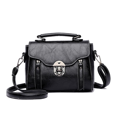 Bolso Cuadrado Pequeño con Cierre Twist Lock - Cartera Coreana de Moda para Mujer - Image 7