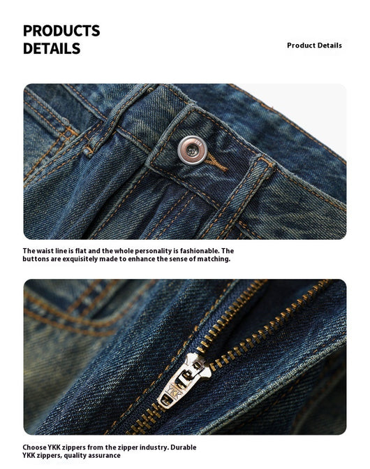 Jeans Rectos Holgados para Hombre Primavera - Image 14