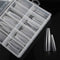 Uñas Postizas Trapecio Ballet 120 Piezas - Parches de Gel Profesional