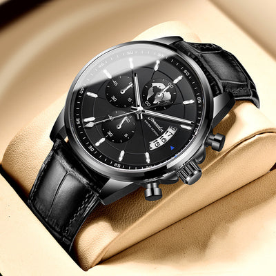 Reloj Automático para Hombre Resistente al Agua con Calendario y Esfera Luminosa - Image 3