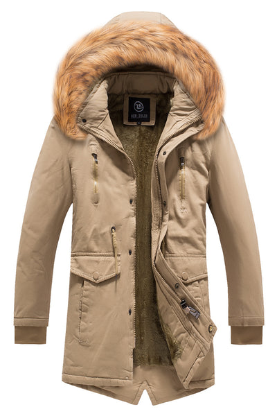 Chaqueta de Invierno Casual para Hombre con Capucha Desmontable - Image 16