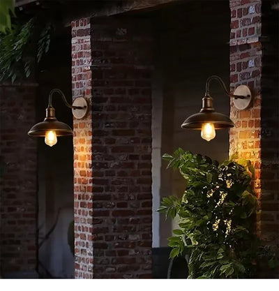 Lámpara de Pared Estilo Retro para Patios y Jardines - Image 12