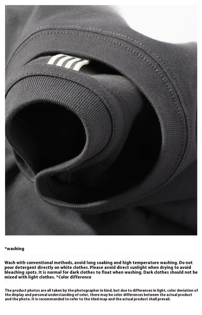 Camiseta Básica de Algodón con Cuello Redondo y Manga Larga para Hombre - Image 11