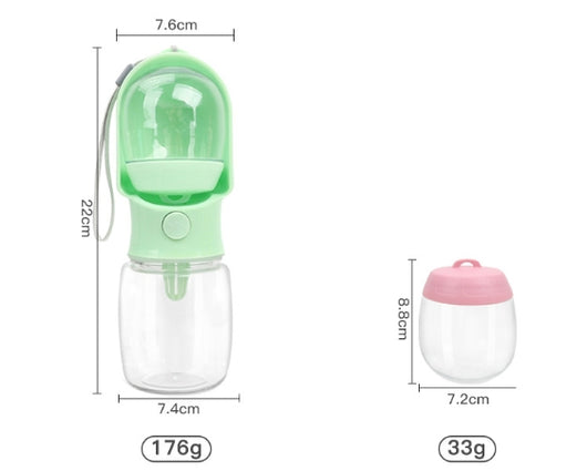 Botella Dispensadora de Agua Portátil para Perros con Almacenamiento - Image 11
