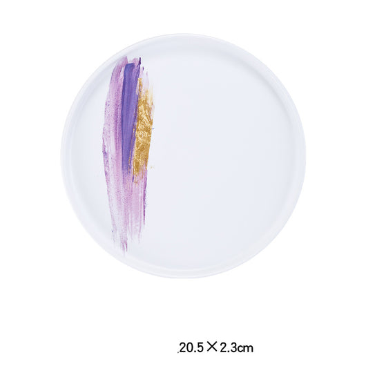 Plato Plano de Cerámica Nórdico Minimalista - Image 2