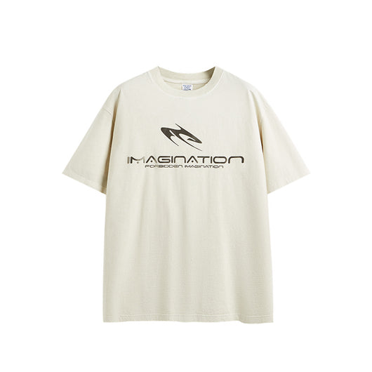 Camiseta Holgada Lavada Efecto Brillante para Hombre - Image 4