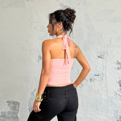 Top Halter Escotado con Encaje Elegante - Image 16