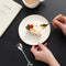 Cuchara Decorativa para Postres - Diseño de Hoja Pequeña