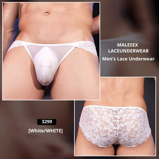 Ropa Íntima Masculina con Encaje Europeo Diseño Moderno - Image 6