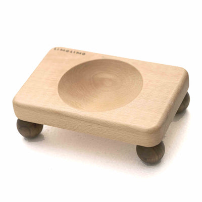Comedero para Gatos de Cerámica con Base de Madera Sólida - Image 3