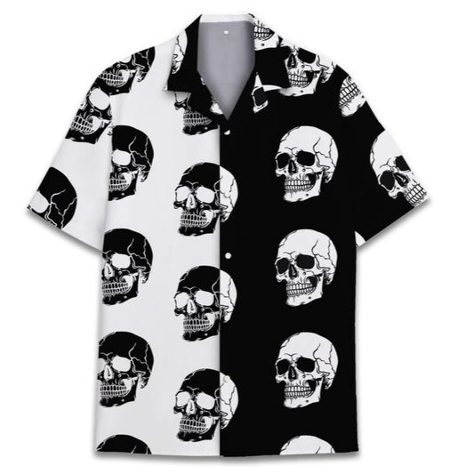 Camisa Hawaiana Casual de Verano para Hombre - Cuello Cubano