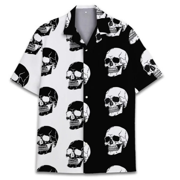 Camisa Hawaiana Casual de Verano para Hombre - Cuello Cubano