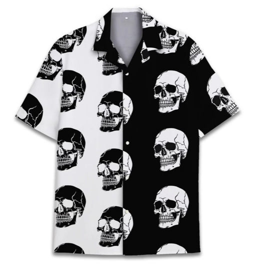 Camisa Hawaiana Casual de Verano para Hombre - Cuello Cubano