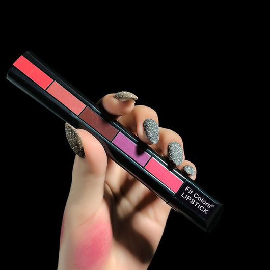 Set de 5 Labiales Mate Velvet Resistente al Agua - Rojo Sexy Larga Duración - Image 10