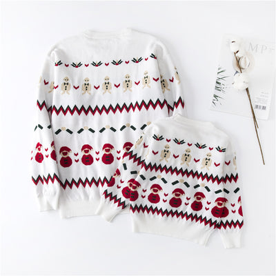Suéter Familiar Año Nuevo Mamá e Hija - Tejido Coordinado - Image 5