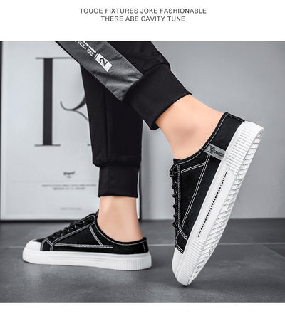 Tenis Casuales Versátiles para Hombre sin Talón de Lona - Image 21