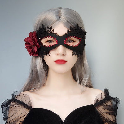 Máscara de Mascarada con Diamantes para Halloween - Image 9