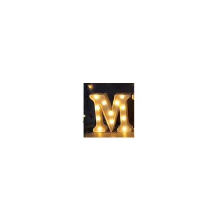 Letras y Números LED Luminosos para Decoración - Lámpara de Batería Romántica - Image 62