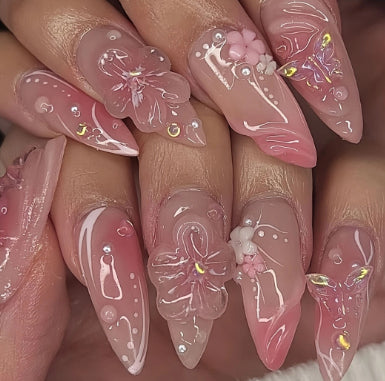 Uñas Postizas Almendra Sweet Cool - Diseño Elegante y Duradero - Image 16