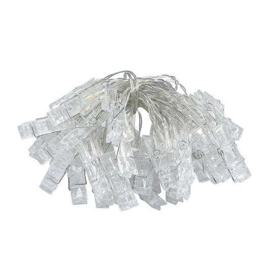 Guirnalda de Luces LED con Pinzas para Fotos - Image 12
