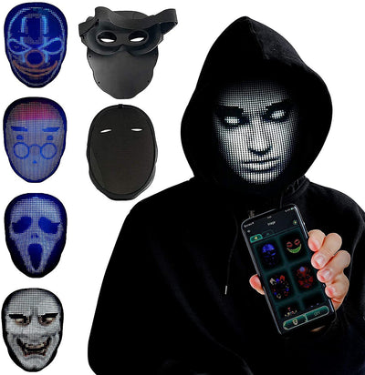 Máscara LED Luminosa Facial con Cambio de Color para Fiestas y Eventos - Image 2