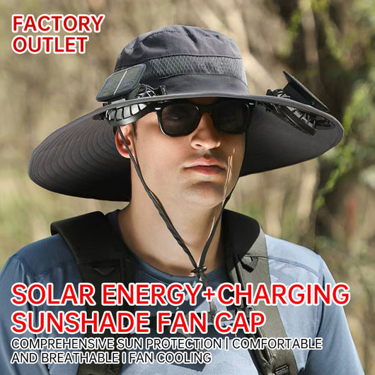 Gorra Pesquera con Ventilador Solar y Batería de Larga Duración - Image 5