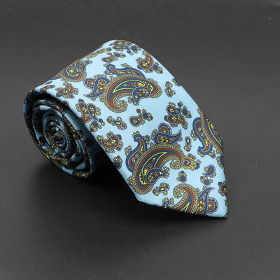 Corbata de Seda Bohemia Suave para Hombre 75mm - Image 7