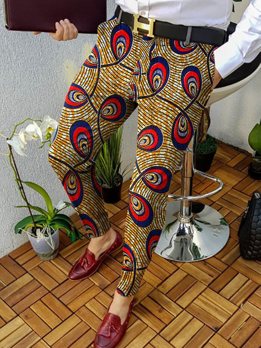 Pantalón Casual con Estampado Otoñal - Diseño Moderno y Versátil - Image 3