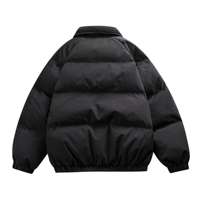 Abrigo Acolchado de Algodón con Solapa Americana para Hombre - Estilo Premium - Image 4